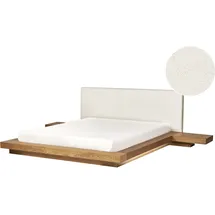 Beliani Zen 160 x 200 cm LED Braun