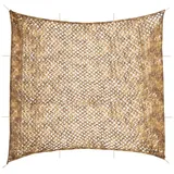 vidaXL Tarnnetz mit Aufbewahrungstasche 614x581 cm Sandfarbe