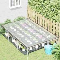 VidaXL Transparente Plane mit Ösen 2x3 m Polyethylen -