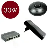 Kalb Material Für Möbel kalb 30W 12V NETZTEIL +6FACH VERTEILER Trafo Netzadapter Steckernetzteil Driver LED