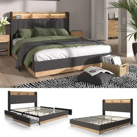 VitaliSpa Nura 160 x 200 cm Grau
