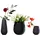 Villeroy & Boch Manufacture Collier Vasen-Set Carré 3-teilig noir