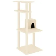 vidaXL Kratzbaum 55 x 55 x 123 cm creme