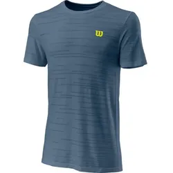 WILSON Herren Shirt KAOS RAPIDE SMLS CREW II China, China Blue/, S