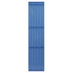 PROREGAL Orthogonale Schlitzplatte | HxB 197,5x45,6cm | Lichtblau