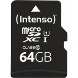 Intenso Premium 5er Pack (5 x 64 GB) microSDXC-Karte 64 GB Class 10 UHS-I inkl. SD-Adapter