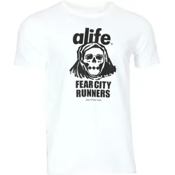 Shirt Alife Logo Skull in Weiß WEISS M