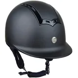 Horsenjoy Unisex-Adult Genius Reithelm, Schwarz, S