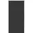 vidaXL Verdunklungsrollo 60 x 120 cm schwarz
