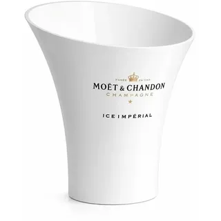 Premium Champagner Kühler aus Acryl – Flaschenkühler für 1,5L Magnum – Leicht, bruchfest & elegant – passend für Moët & Chandon - Weiß