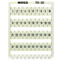 WAGO WMB Beschriftungen 793-566 Aufdruck 1-50(2X)