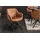 Riess-Ambiente Stuhl EUPHORIA braun Samt Armlehne Metallgestell schwarz