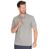 Trigema Poloshirt Polohemd mit Brusttasche«, Gr. XL, grau-melange, , 45372421-XL