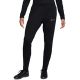 Nike Damen Hose W Nk Df Academy Pant, Black/Black/Metallic Gold, DX0508-015, S