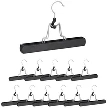 Relaxdays 24 x Hosenspanner in schwarz