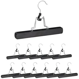 Relaxdays 24 x Hosenspanner in schwarz