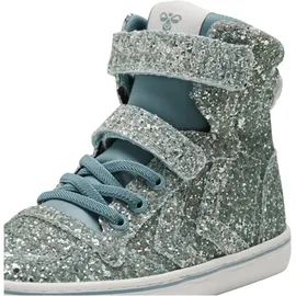 hummel Slimmer Stadil Glitter Sneaker Mädchen 7135 mineral blue 27
