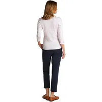 Tommy Hilfiger Damen Langarmshirt Slim U-Boot-Ausschnitt, Mehrfarbig (Light Pink/