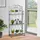Outsunny Pflanzregal 44 x 25 x 96 cm Grau