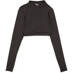PUMA Damen Shirt Modest Activewear Longslee, PUMA Black, M