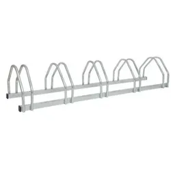Fahrradständer für 5 Fahrräder, Tiefe 330 mm, für ein- und zweiseitiges Einstellen