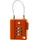 Basic Nature TSA Zahlenschloss mit Stahlseil, orange