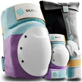 SKATEWIZ Protektoren-Set SHIELD Blau/Gelb L