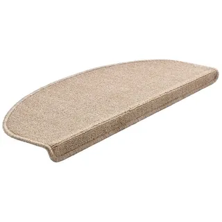 [en.casa] Stufenmatte 15er Set Halbrund Beige
