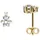 FIRETTI Ohrstecker Gold 333 Zirkonia 2013796