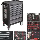 VIGOR Werkstattwagen mit Sortiment 344teilig