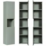 Lomadox - Hochschrank, Grün, Newport-56-green