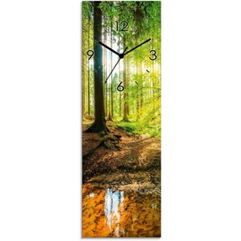 Artland Wanduhr »Wald mit Bach«, grün