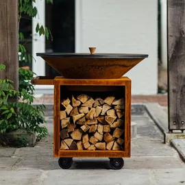 Ofyr Feuerplatte 100 cm Corten