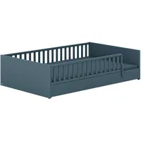 Paidi Bett Little Flo 120 x 200 cm Dekor Mattblau