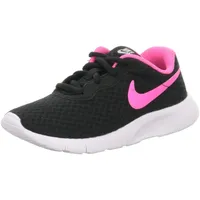 Nike Mädchen Tanjun (Ps) Turnschuhe, Schwarz (Black/Hyper Pink-White), 29.5