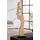 Gilde Skulptur Silhouette naturfarben, Gesichtsmotiv, 67 cm hoch, 16 cm breit, 9 cm tief