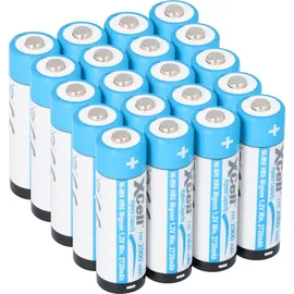 XCell 20x XCell Mignon AA Akku Ni-MH 1,2V 2900mAh
