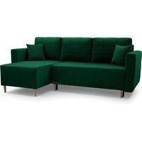 MOEBLO Ecksofa Santos, mit Schlaffunktion mit Bettkasten Eckcouch Wohnlandschaft Sofa mit Ottomane Eckgarnitur Polsterecke, (BxTxH):235x140x97cm, mit Relaxfunktion