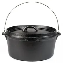 deluke Dutch Oven 7,5 L Gusseisen Schwarz