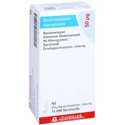 BECLOMETASON Glenmark Dosieraerosol 50 μg/Sprü.St 200 Sp