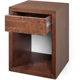 woodek Nachtschrank HUGO 30 x 30 x 39 cm Braun