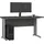 akord furniture factory Akord Bm135 in der Farbe Graphitgrau B135 x H76 x T60 cm