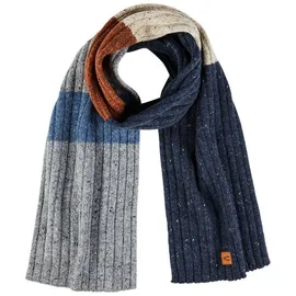 CAMEL ACTIVE Herren Dicker Strickschal aus einem Wollmix Blau,