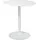 Homcom Esszimmertisch Ø 70 cm weiß