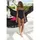 LASCANA Tankini-Top Monroe Schwarz/Rot 42 Cup B