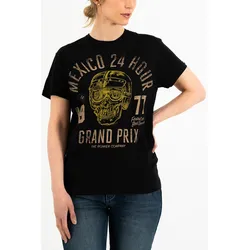 Rokker Mexico Loose Damen T-Shirt, schwarz, Größe L