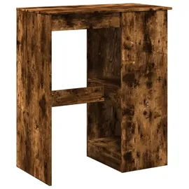 vidaXL Bartisch mit Regal 90 x 47,5 x 103,5 cm Braun