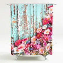 Sanilo Duschvorhang Spring 180 x 200 cm rosa