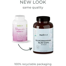 Nutri + Kilopurzler Glucomannan Kapseln 180 St.
