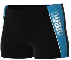 arena THRICE Badehose Kinder 580 - black-turquoise-whit 128